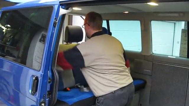 VW T4 Multivan II Sitzbank Alleine Ausbauen