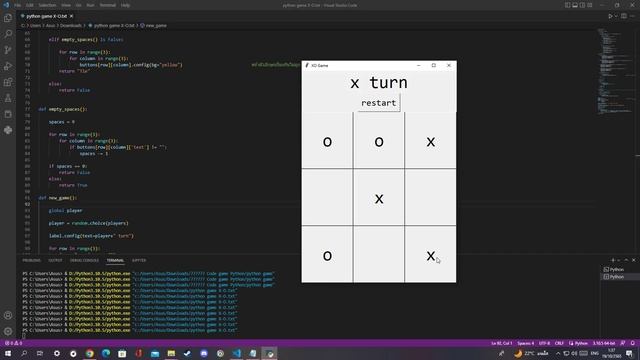 ส่งงาน XO Game ด้วย Python code смотреть онлайн