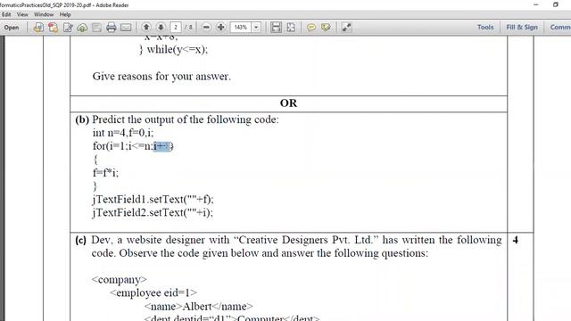 Grade XII Information Technology (Code 802) Unit 3 Java Programming Part 5 смотреть онлайн