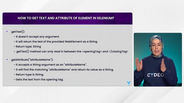 How to get text and attribute in Selenium? смотреть онлайн