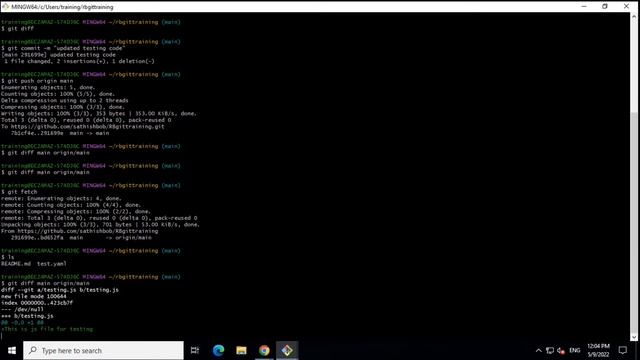 git diff and git fetch | #devops #gitdiff #gitfetch смотреть онлайн