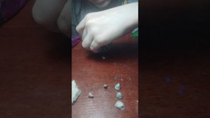 растения против зомби. мухоловка. лепка из пластилина.