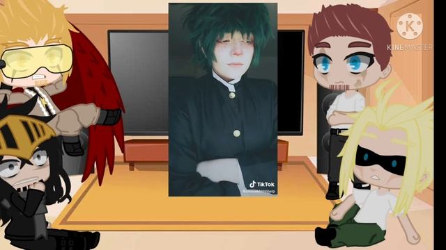 Mha react||•Pro heros react to Villian dekus past•|| смотреть онлайн