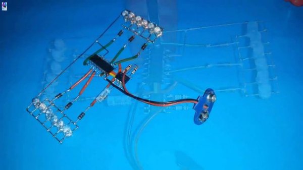 Top 3 Electronic Project Using BC547 3 RGB Led's Diode CD4017 555 IC & More Eletronic Components