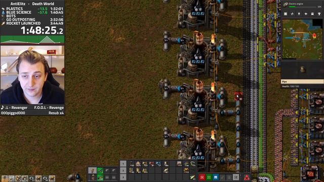 Factorio "Death-World" Speedrun in 3:36:41 смотреть онлайн