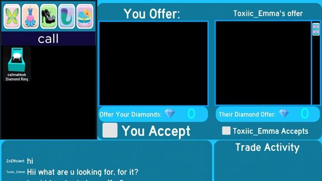 What people offer for CallMehBob's diamond ring! (ROBLOX) //Royal High\\ смотреть онлайн
