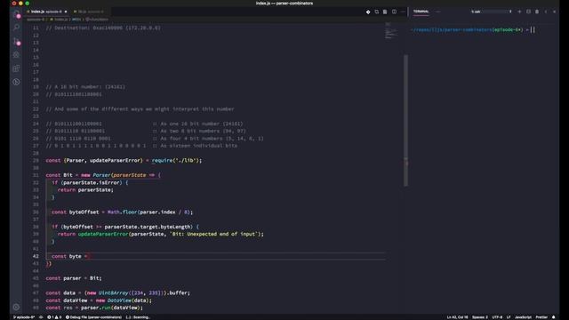 Ones and Zeros: Binary Part 1 [Parser Combinators from Scratch] Episode 6 смотреть онлайн