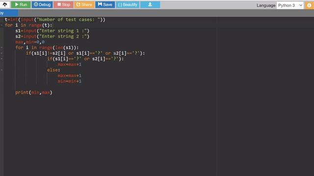 Ques 68 | Chef and Two Strings | Python | #CBCDailychallenge. смотреть онлайн