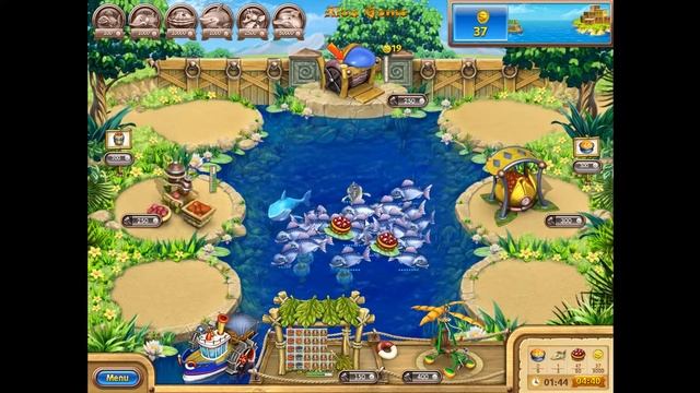 Farm Frenzy Gone Fishing Only GOLD (level 15) Веселая ферма Рыбный день (Уровень 15) Золото