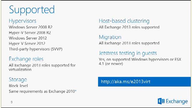 Ignite Webcast - Exchange Virtualization смотреть онлайн