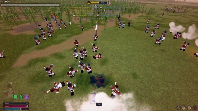 Roblox Napoleonic Wars | Grand Battle of Wagram - Swiss Grenadiers POV смотреть онлайн