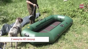 ?ОБЗОР двухместная надувная лодка ПВХ ИНЗЕР 260/280 - лодочный электромотор