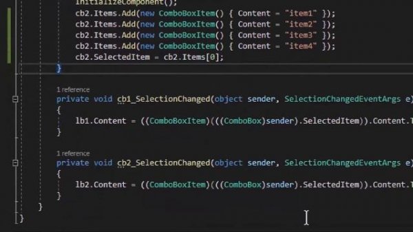 How to Use Combobox in WPF C#
