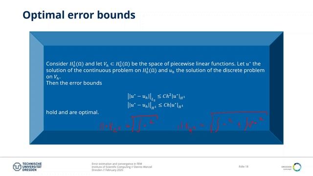 TUD-FEM Lecture 12: Discretization Error and Convergence смотреть онлайн