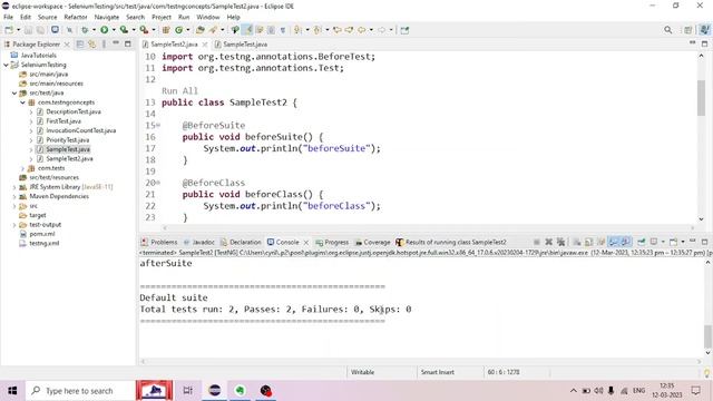 @BeforeSuite | @BeforeClass | @AfterSuite | @AfterClass | TestNG Tutorials for Beginners | #9 смотреть онлайн