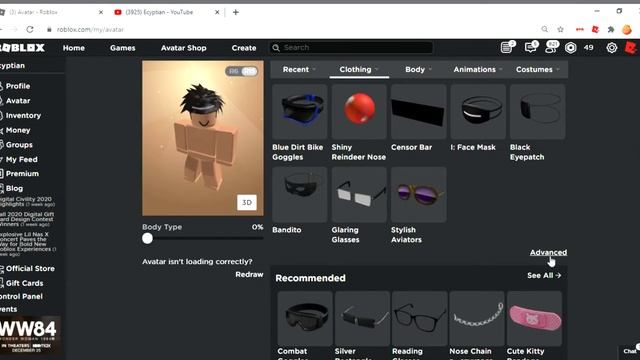 Roblox outfit tutorial (Blocky) смотреть онлайн