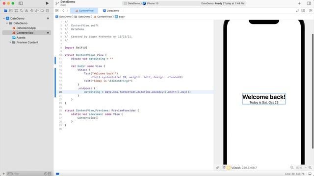 Easy SwiftUI Tutorial: New Swift Date Formatter API смотреть онлайн