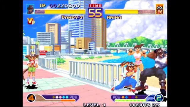 Aca NeoGeo Waku Waku 7 arcade mode Dandy J ps4 broadcast смотреть онлайн