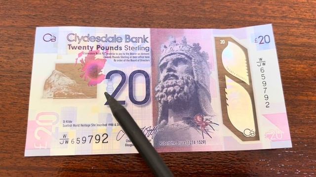 ФУНТЫ!! ПЛАСТИКОВЫЕ 20 Фунтов Шотландии ?????????????????????