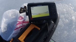 Рыбалка на судака с эхолотом Garmin Striker vivid 5 в сильный ветер. Тестирую Крепление.