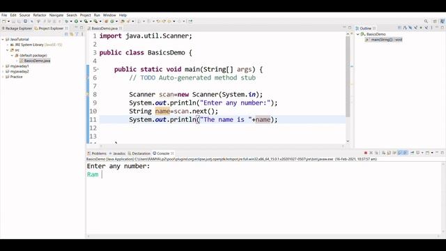 Learn Simple Operations in Core JAVA program using Eclipse IDE. Arithmetic Operations in Java. смотреть онлайн