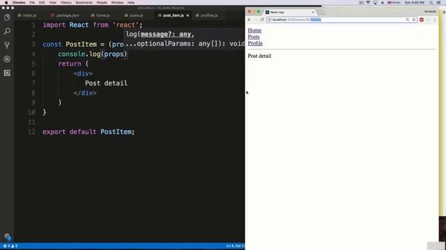 22.React Js for beginner to advance full course Routes params and URL'S смотреть онлайн