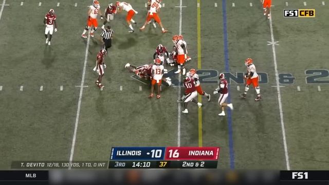 Illinois vs Indiana | 2022 College Football Highlights смотреть онлайн
