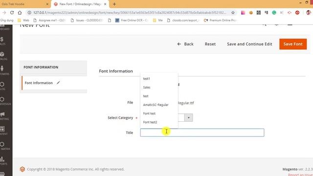 How To Add A New Font By Uploading (.ttf) File On Magento 2 Online Product Designer Extension?