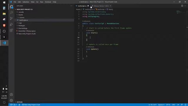 Unity Visual Studio Code Intellisense (Auto complete) not working (FIXED) смотреть онлайн