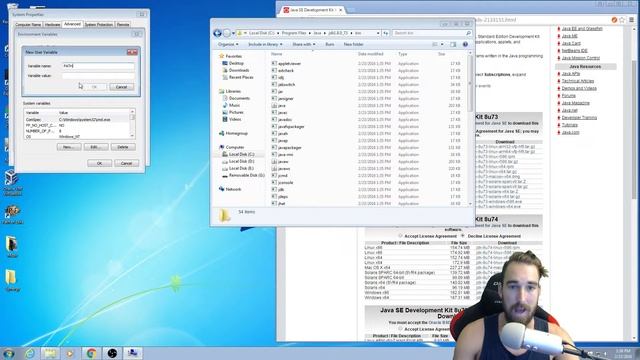 GUIDE: Install Java JDK, Windows 7/10, JAVA_HOME, PATH, Compile first program. смотреть онлайн