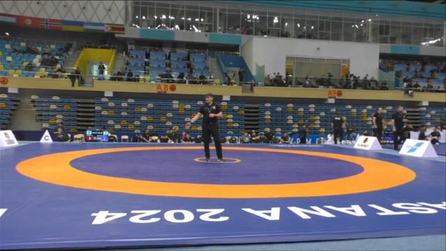 ЧРК-2024 ПО ВОЛЬНОЙ БОРЬБЕ СРЕДИ ВЗРОСЛЫХ (МАТ-С) камера-2 в г. АСТАНА 05.02.2024. смотреть онлайн