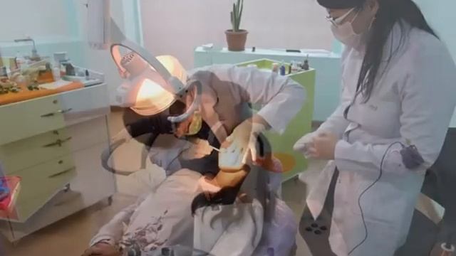 Лечение зубов детей из детского приюта "Чексиз Ырайым" смотреть онлайн