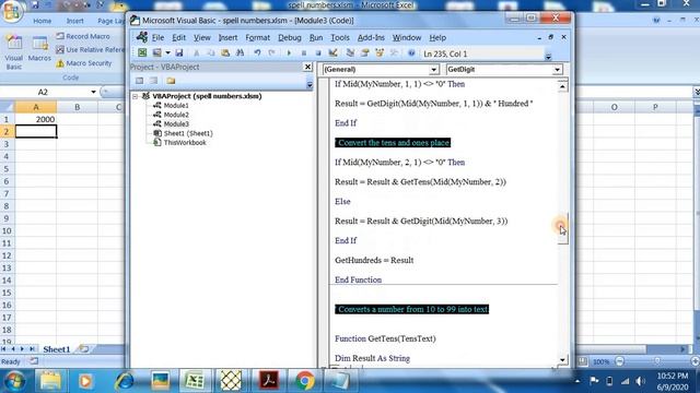 How to convert Numbers in to Words in Excel Sheet| Number ko Words mei kaise convert kare . смотреть онлайн