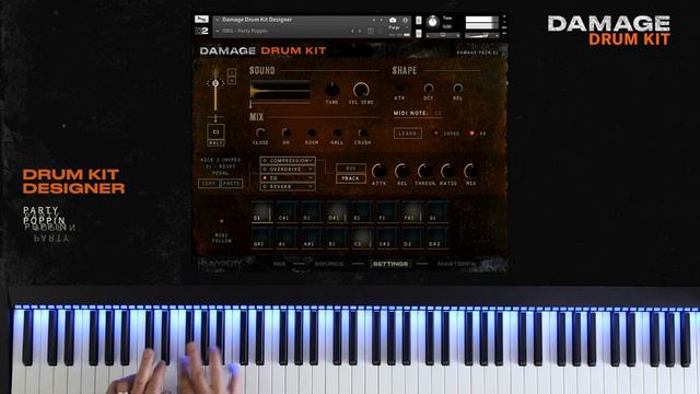 Damage Drum Kit - Preset Playthrough │ Heavyocity смотреть онлайн