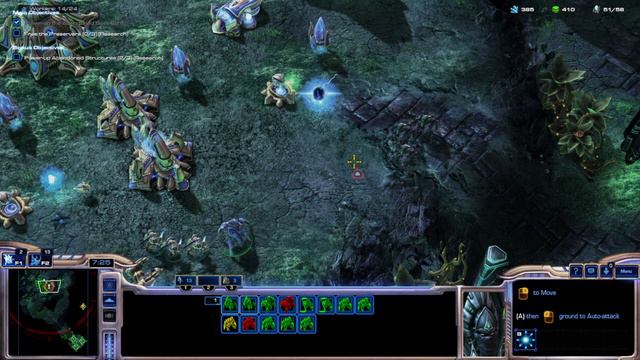Starcraft 2: Wings of Liberty - Zeratul Mission 2 - A Sinister Turn смотреть онлайн