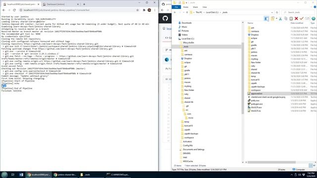 Jenkins Shared Library Example with GitHub смотреть онлайн
