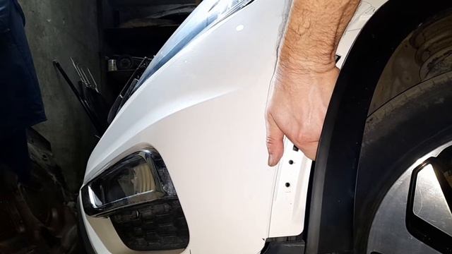 Снимаю передний бампер HONDA CR-V 4 поколения рестайлинг смотреть онлайн