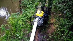 Мотопомпа ЧЕМПИОН, забор воды