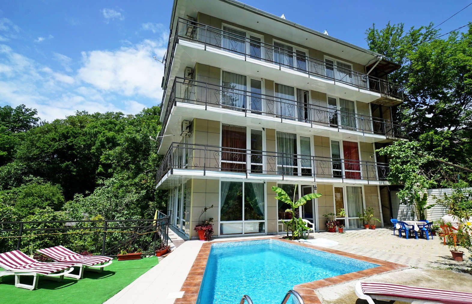 Туапсе снять жилье для отдыха посуточно. Туапсе гостиницы с бассейном. «Анастасия» ГОСТЕВОЙ ДОМ