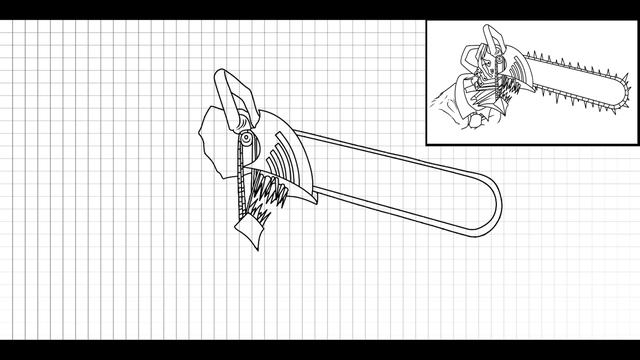 Как нарисовать Человека Бензопилу \ Chainsaw Man \ поэтапно смотреть онлайн