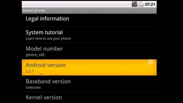 Android 2.2 on Limbo PC Emulator x86 смотреть онлайн