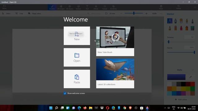 How to enable Paint 3D in Windows 11 смотреть онлайн
