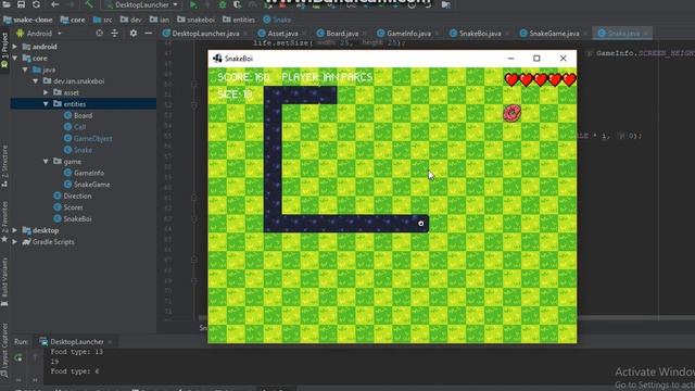 Libgdx - Snake clone Game Development смотреть онлайн