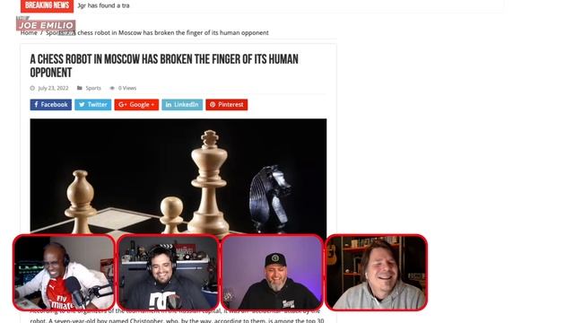 A chess ROBOT in Moscow has BROKEN the finger of its human opponent смотреть онлайн