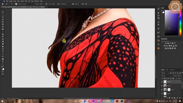 Smudge Painting of Senali Fonseka | Digital painting | Oil painting - Photoshop tutorial смотреть онлайн