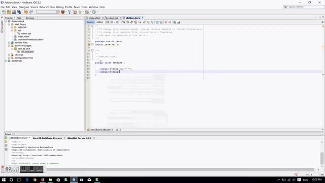 Java JSF application Address Book with BootStrap jsf primefaces and Oracle Part-01 смотреть онлайн