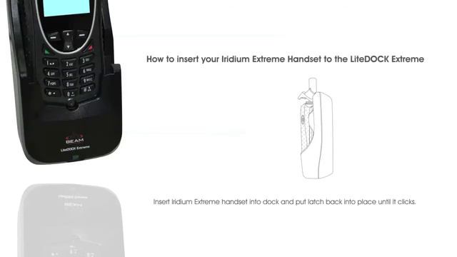 Beam LiteDOCK Extreme Docking Station for Iridium Extreme 9575 смотреть онлайн