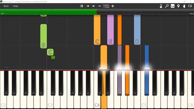 Final Fantasy 7 - Lurking In The Darkness | Piano Tutorial (Synthesia) смотреть онлайн