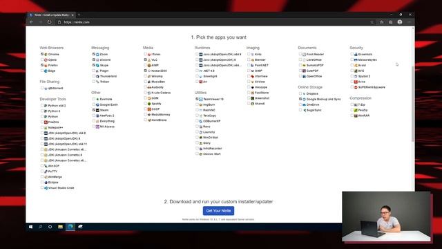 วิธีลงโปรแกรมพื้นฐานติดเครื่องบน Windows คลิกเดียวจบ ใช้งานฟรี ติดตั้งอัตโนมัติ смотреть онлайн
