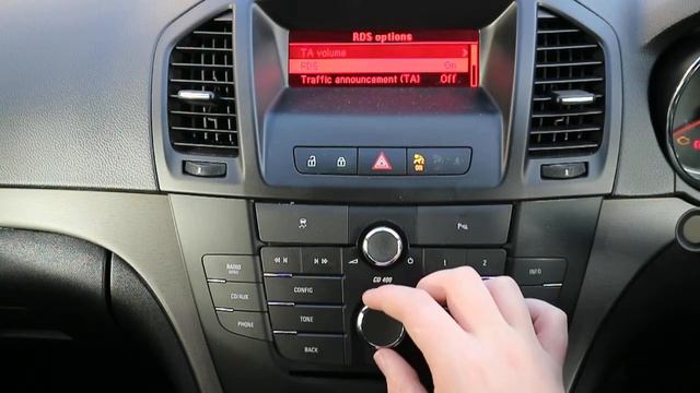 How to tune a CD400 Radio on a Vauxhall Insignia смотреть онлайн